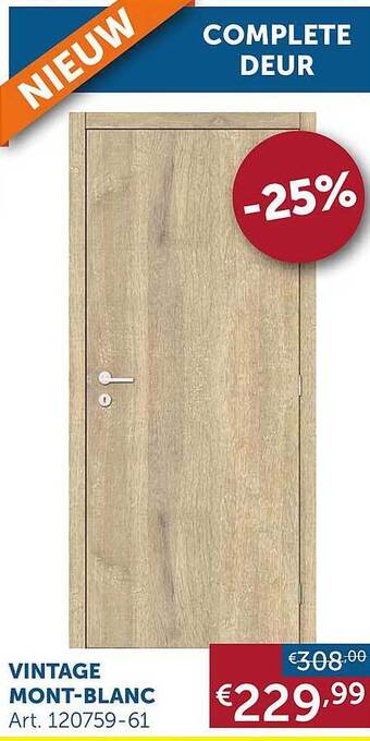 Zelfbouwmarkt Vintage Mont-blanc aanbieding