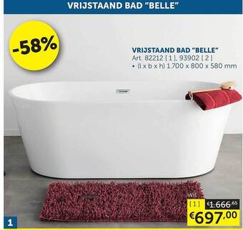 Zelfbouwmarkt Vrijstaand Bad aanbieding
