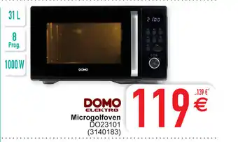 Cora DOMO Elektro Microgolfoven DO23101 (3140183) aanbieding