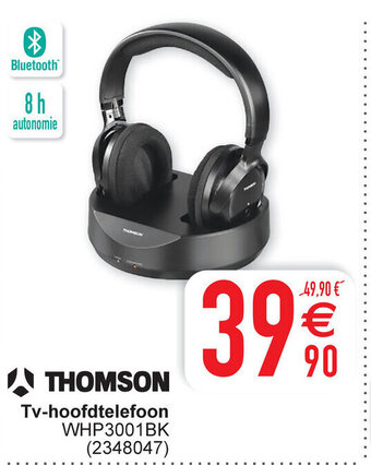 Cora Thomson Tv-hoofdtelefoon WHP3001BK (2348047) aanbieding