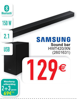 Cora Samsung Sound bar HWT420/XN (2601631) aanbieding
