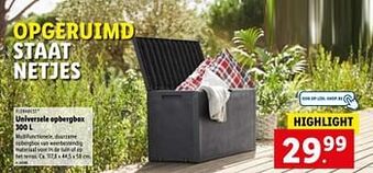 Lidl Universele opbergbox aanbieding