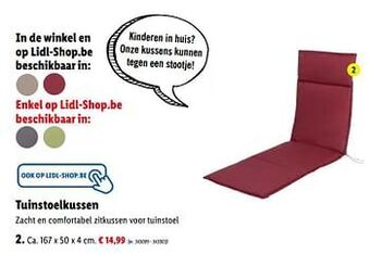Tuinstoelkussen