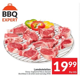 Intermarché BBQ Expert Lamskoteletten Per kg aanbieding