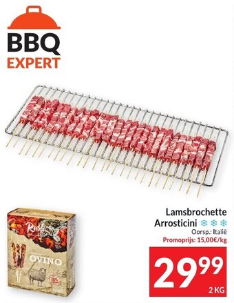 Intermarché BBQ Expert Lamsbrochette Arrosticini 2 kg aanbieding