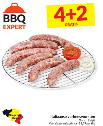 Intermarché Italiaanse varkensworsten per kg aanbieding