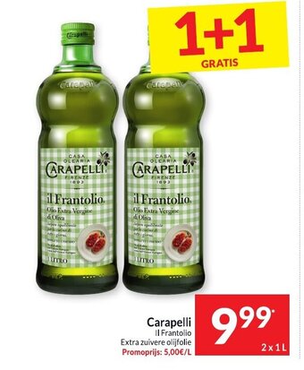Intermarché Carapelli il Frantolio 2 x 1 L aanbieding