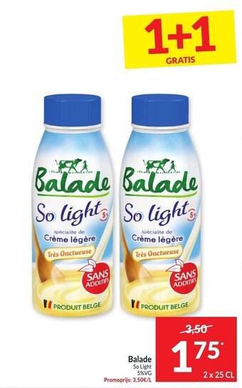 Intermarché Balade So Light 2 x 25 cl aanbieding
