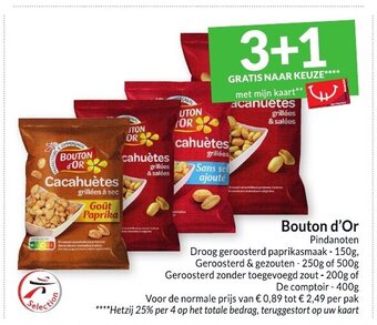 Bouton d'Or Pindanoten Droog geroosterd paprikasmaak 150 g