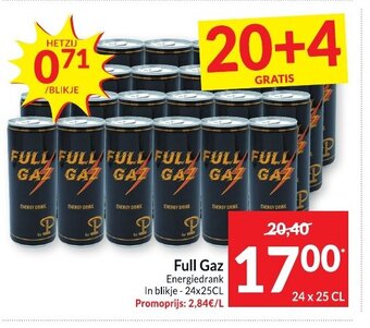 Full Gaz Energiedrank 24 x 25 cl