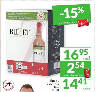 Intermarché Buzet Expert Club Rose 3 L aanbieding