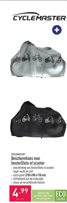 Cyclemaster Beschermhoes Voor Motor Fiets Of Scooter