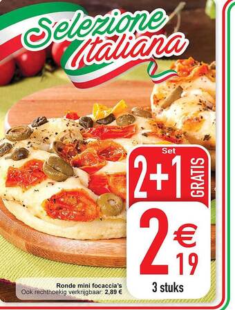 Cora Ronde Mini Focaccia's aanbieding