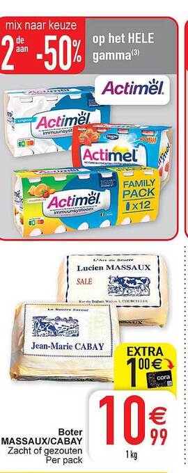 Cora Boter Massaux-cabay aanbieding