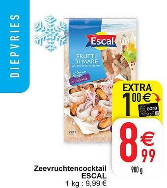 Cora Zeevruchtencocktail Escal aanbieding