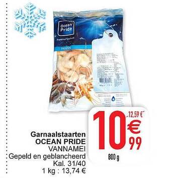 Cora Garnaalstaarten Ocean Pride Vannamei aanbieding