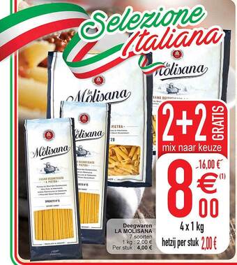 Cora Deegwaren La Molisana aanbieding