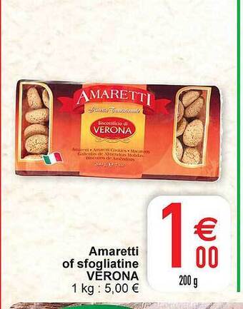 Cora Amaretti Of Sfogliatine Verona aanbieding
