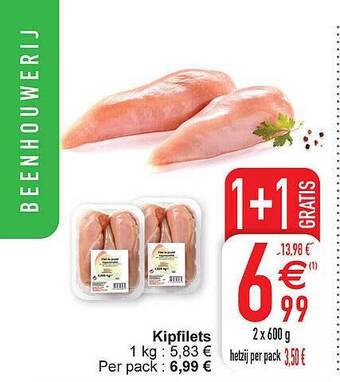 Cora Kipfilets aanbieding