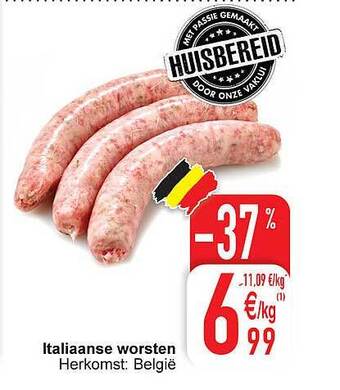Cora Italiaanse Worsten aanbieding