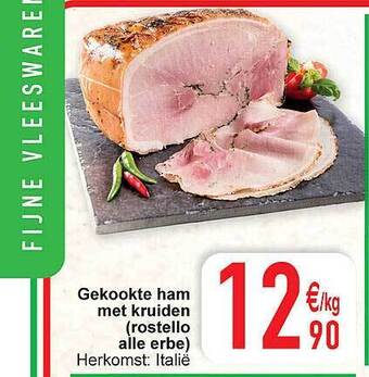 Cora Gekookte Ham Met Kruiden aanbieding