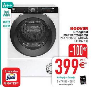 Cora Hoover Droogkast Met Warmtepomp aanbieding