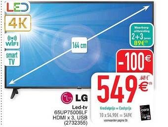 Cora Lg Ledtv aanbieding