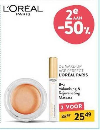 Di L'oréal Paris Volumising & Rejuvenating Mascara aanbieding