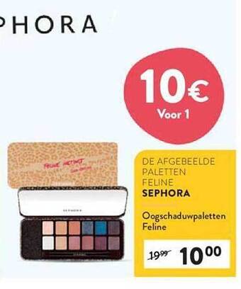 Di Sephora Oogschaduwpaletten Feline aanbieding