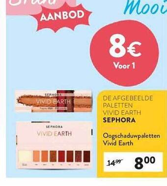 Di Sephora Oogschaduwpaletten aanbieding