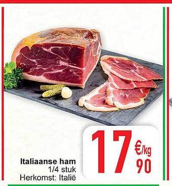 Cora Italiaanse Ham aanbieding