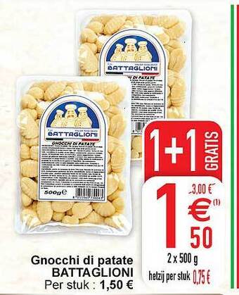 Cora Gnocchi Di Patate Battaglioni aanbieding