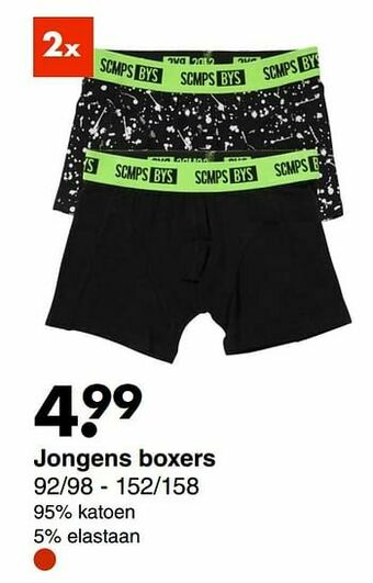 Wibra Jongens boxers aanbieding
