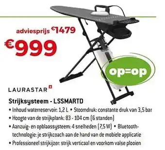 Laurastar strijksysteem - lssmartd