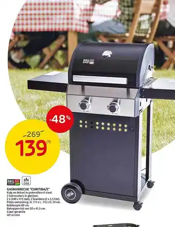 Brico Gasbarbecue aanbieding