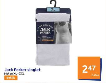 Action Jack Parker Singlet aanbieding