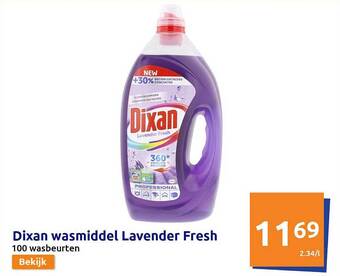 Action Dixan Wasmiddel Lavender Fresh aanbieding