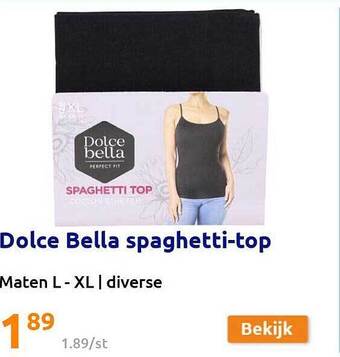 Dolce Bella Spaghettitop