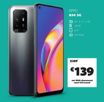 Base Oppo A94 5g aanbieding