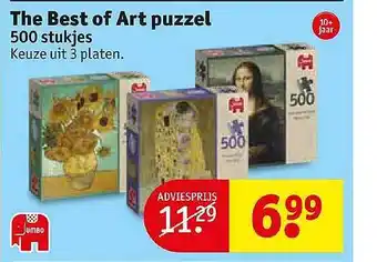 Kruidvat The Best Of The Art Puzzel aanbieding
