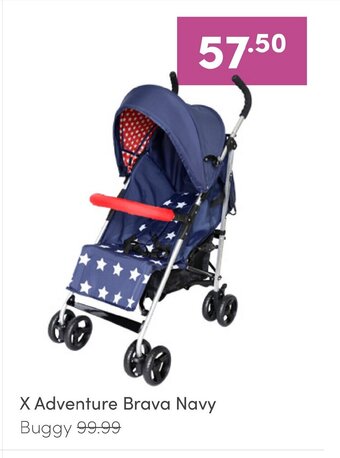 Baby & Tiener X Adventure Brava Navy Buggy aanbieding