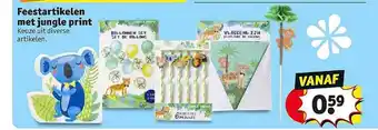 Kruidvat Feestartikelen Met Jungle Print aanbieding