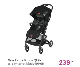 Baby & Tiener Goodbaby Buggy Qbit+ all city velvet black aanbieding