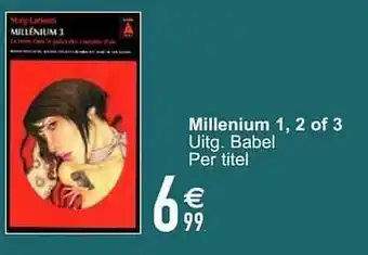 Cora Millenium 1 2 ou 3 aanbieding