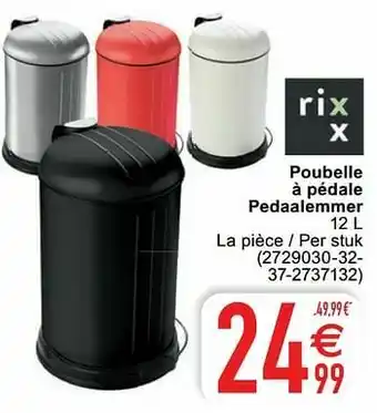 Cora Poubelle à pédale pedaalemmer aanbieding