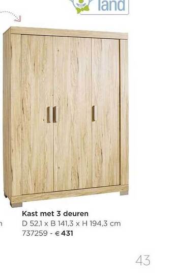 Dreambaby Kast Met 3 Deuren aanbieding