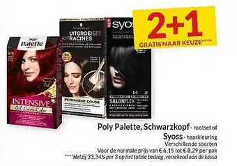 Poly Palette, Schwarzkopf Of Syoss Haarkleuring