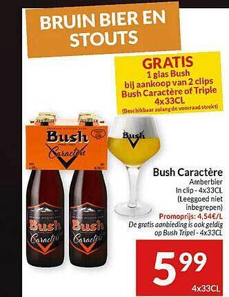 Intermarché Bush Caractere Amberbier aanbieding