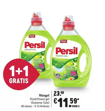 Delhaize Wasgel Persil Power Gel aanbieding