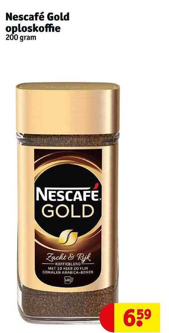 Kruidvat Nescafé Gold Oploskoffie aanbieding